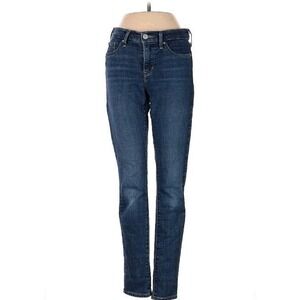 Levis Womens Dark Wash Jeans Size 36 Curvy Straight Leg Denim Classic Fit